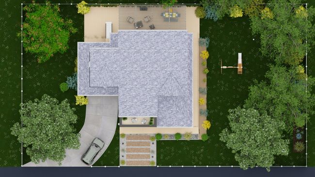 3D site plan by Cedreo