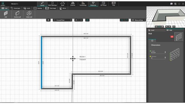 UI Cedreo Layout Step