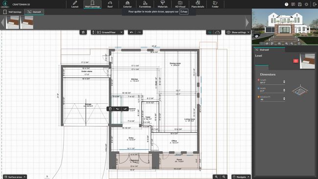 UI Cedreo stairwells