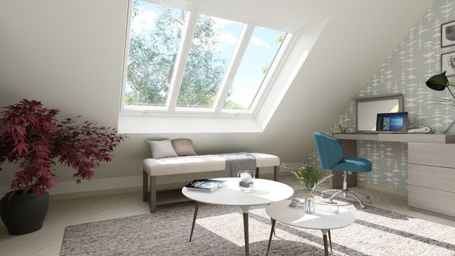 Bureau dans combles aménages