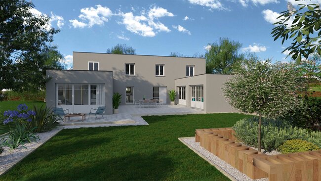 Maison catalogue 14 surélévation crépi