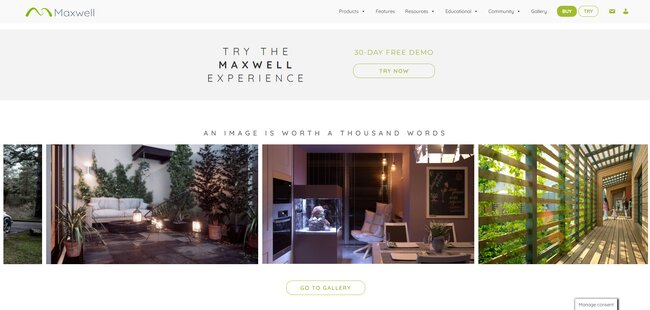 Home page Maxwell