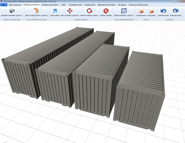 screenshot ContainerHome3D