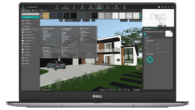 UI Cedreo materials step
