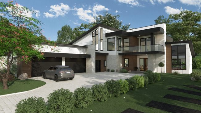 Home addition 3D rendering