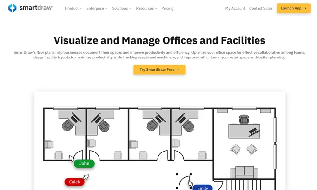 página de inicio smartdraw